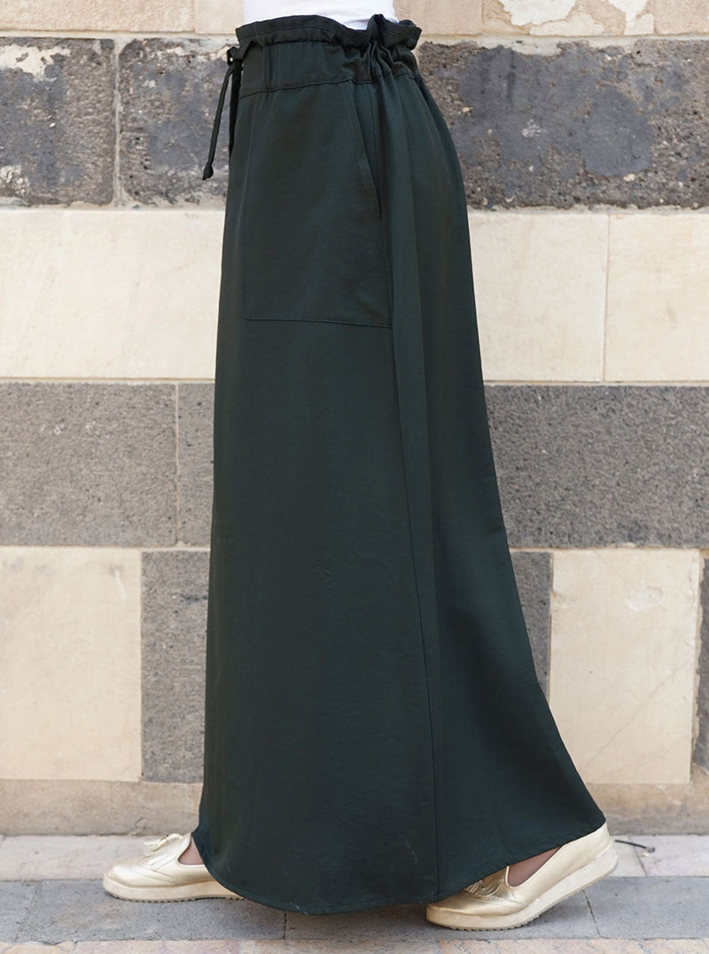 Midweight Skirt with Drawstring Waist